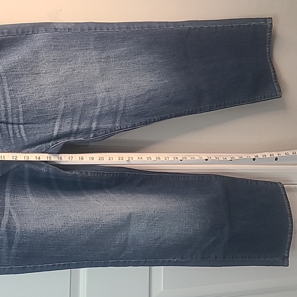 Daniel Cremieux Dark Blue Straight Jeans Size 40X30 Man - Picture 8 of 10